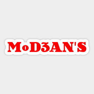 Modean's Roadhouse Sticker